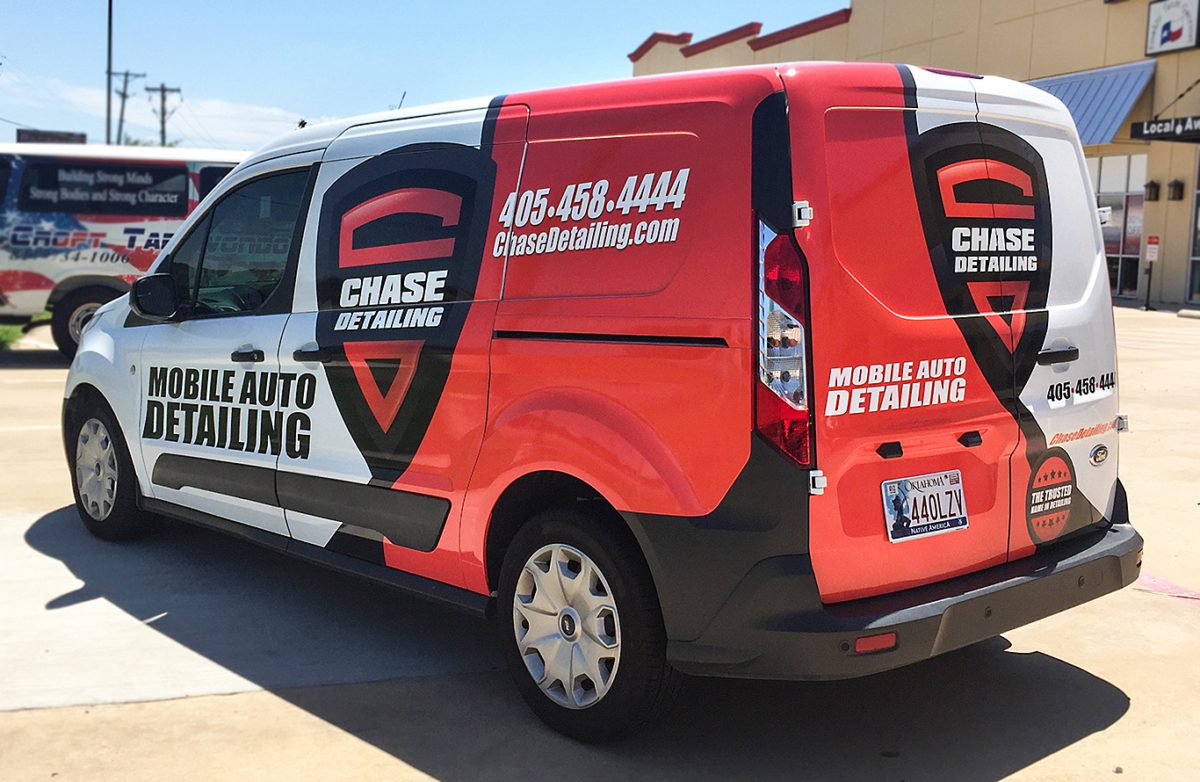 auto detailing van wrap