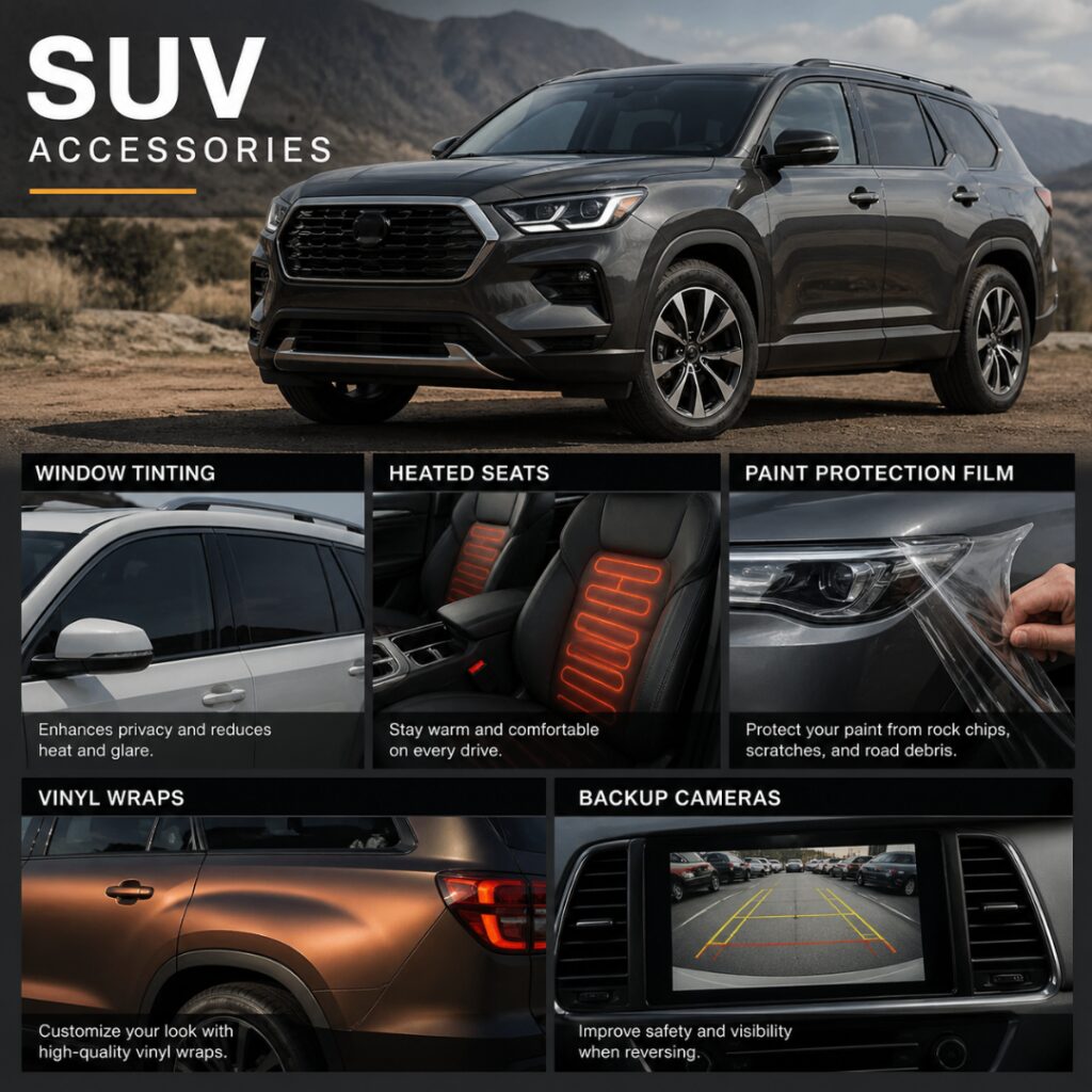 Related Upgrades That Pair Well With SUV Accessories